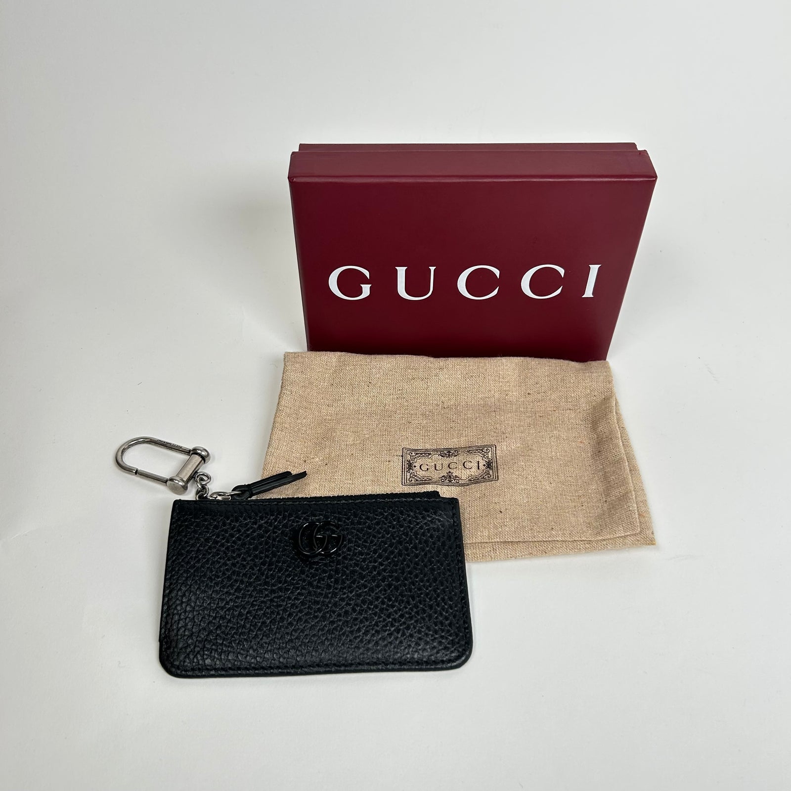 Gucci Black Leather Coin Case