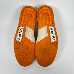 Amiri Orange Skel Low Top Sneaker Size 45
