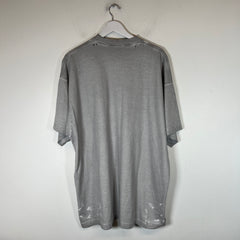 Balenciaga Grey Metal Logo T-Shirt Size 2