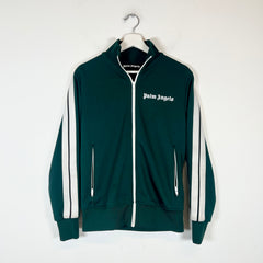 Palm Angels Green Logo Track Jacket Size S