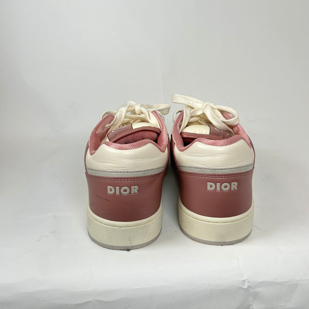 Dior B27 Pink/Cream Oblique Sneaker Size 45