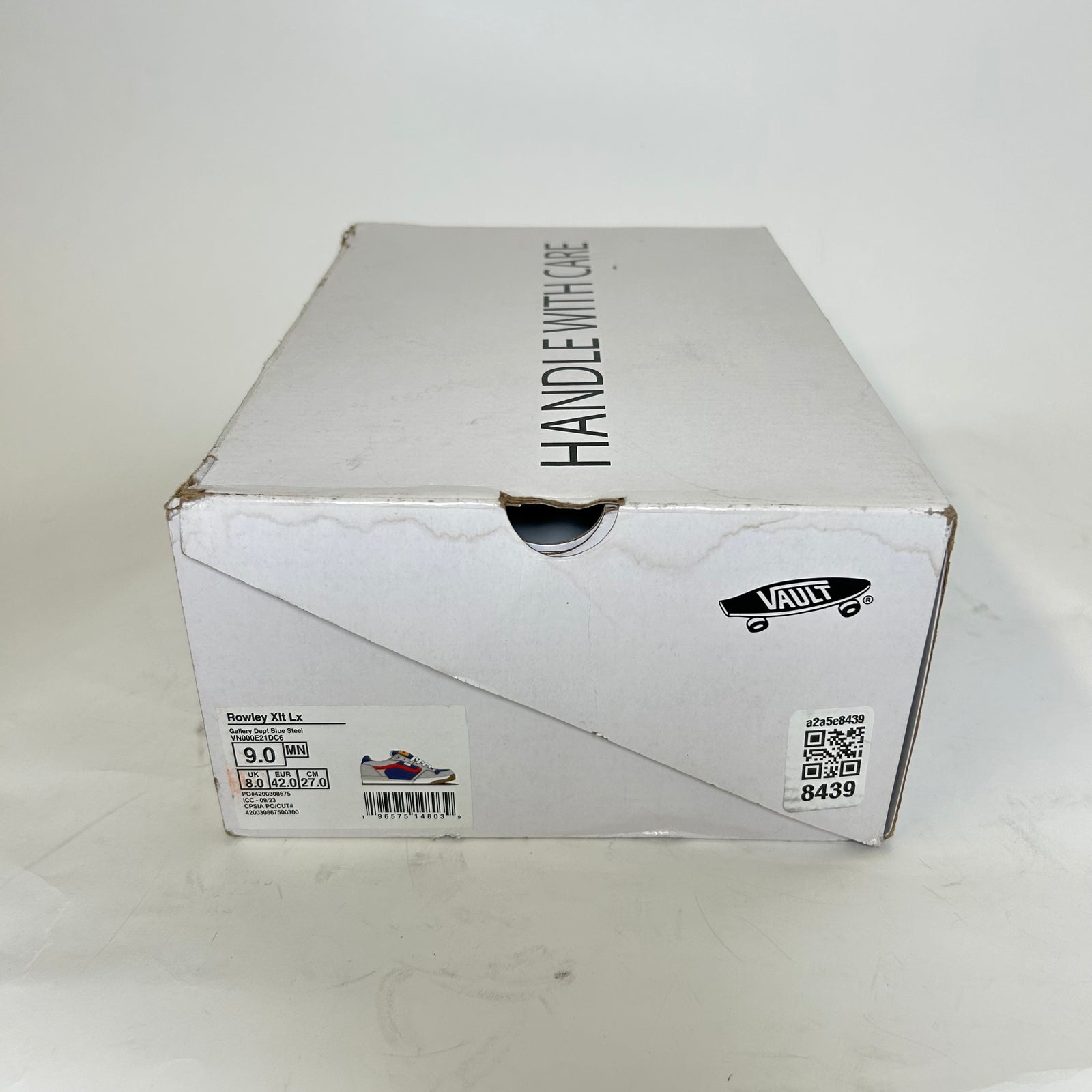 Gallery Dept x Vans Blue Steel Rowley Xlt Lx Sneaker Size 9