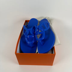 Hermes Egerie Blue Sandals Size 40
