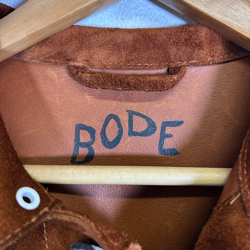 Bode Suede Appalachian Fringe Jacket