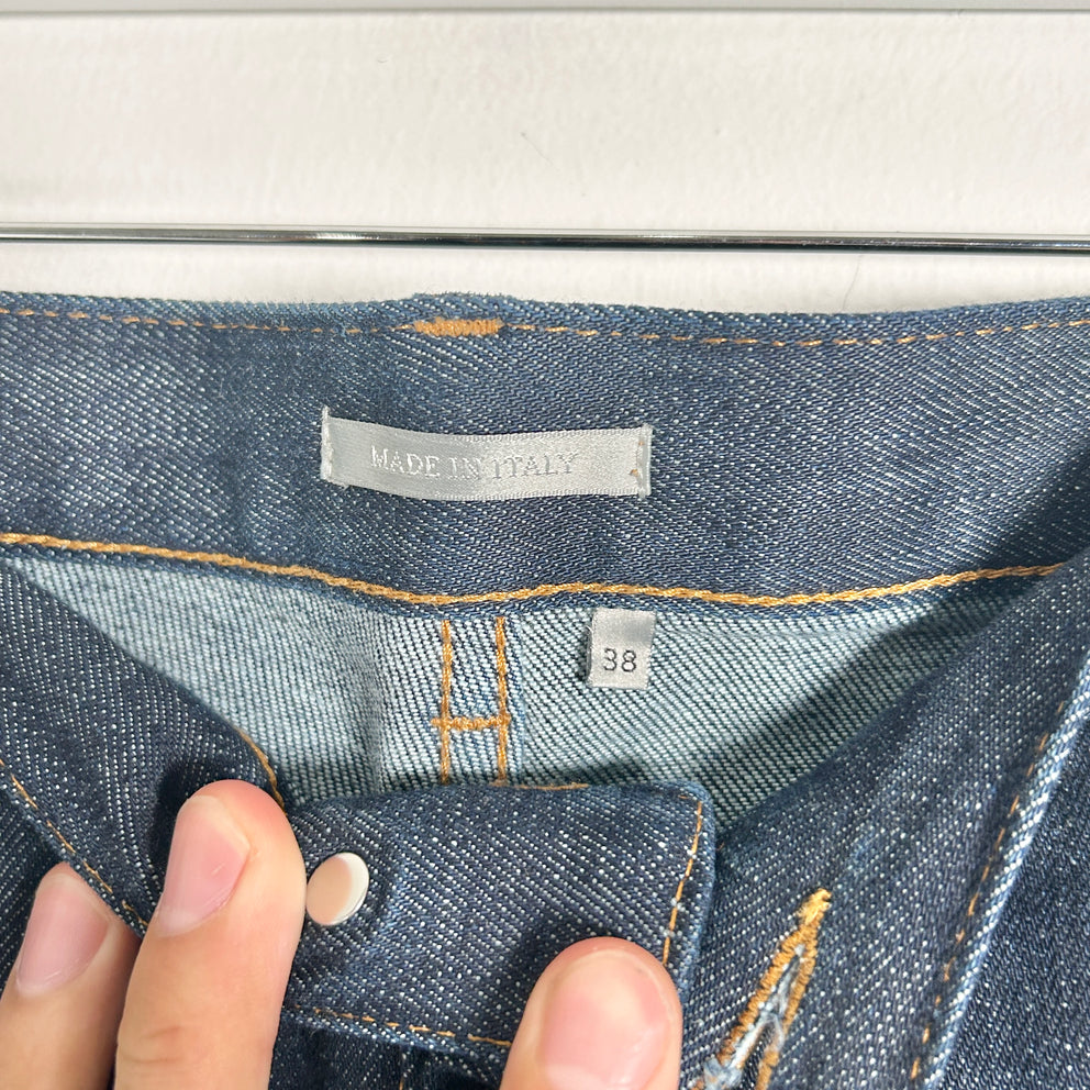 Dior Blue Oblique Denim Jeans Size 38