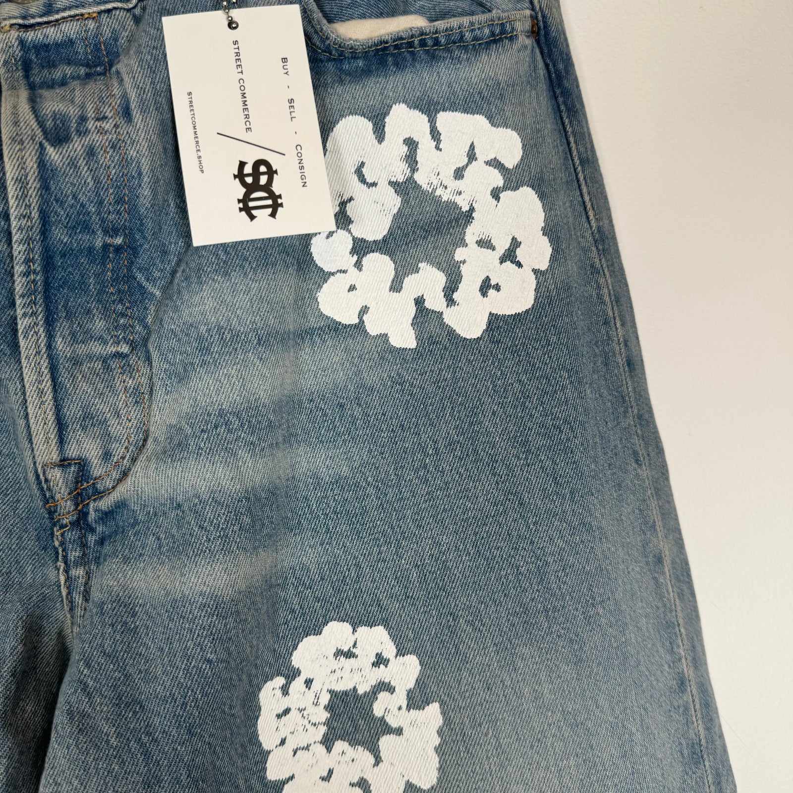 Denim Tears Lightwash Wreath Jeans Size 36