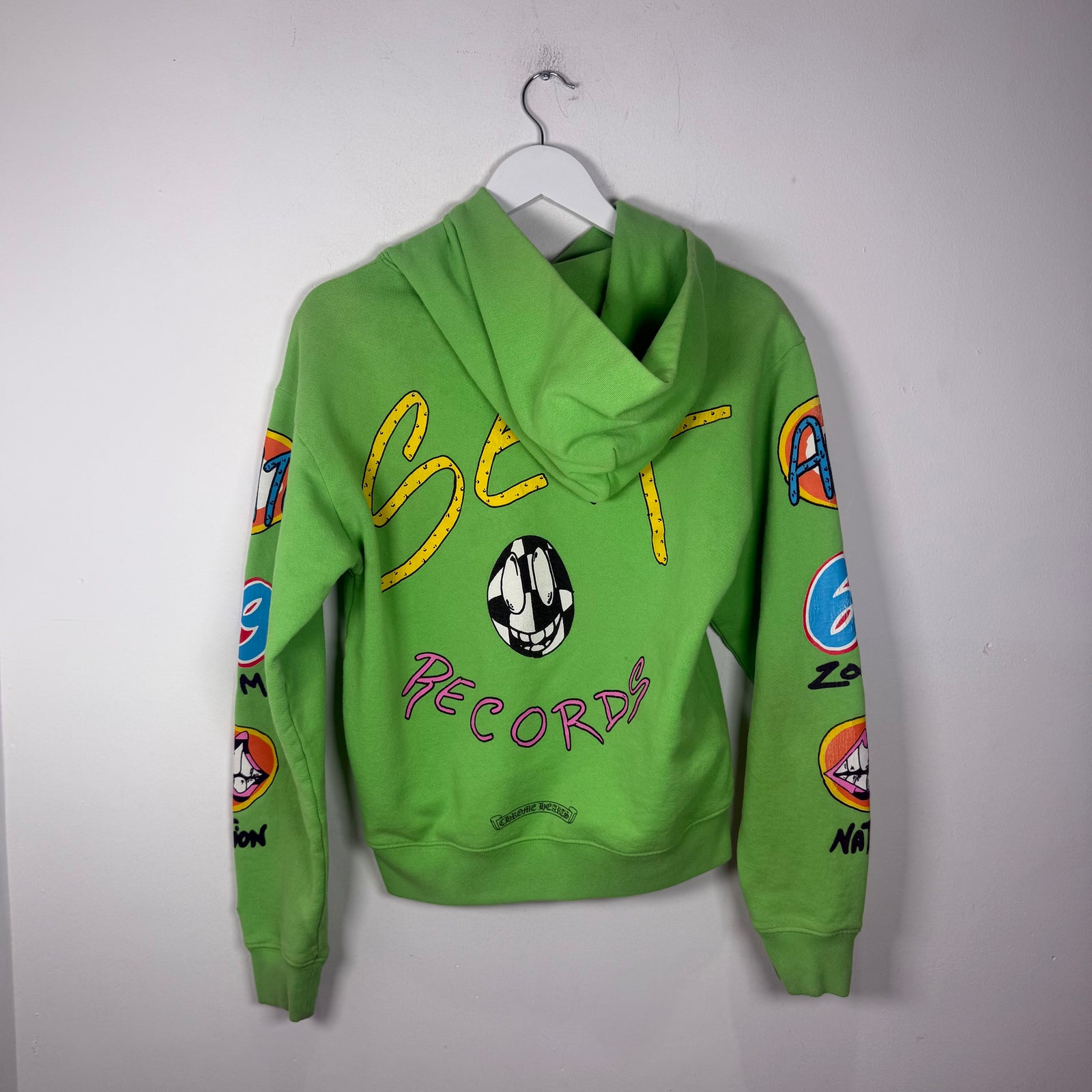 Chrome Hearts x Matty Boy Green 'Sex Records' Graphic Hoodie Size XS