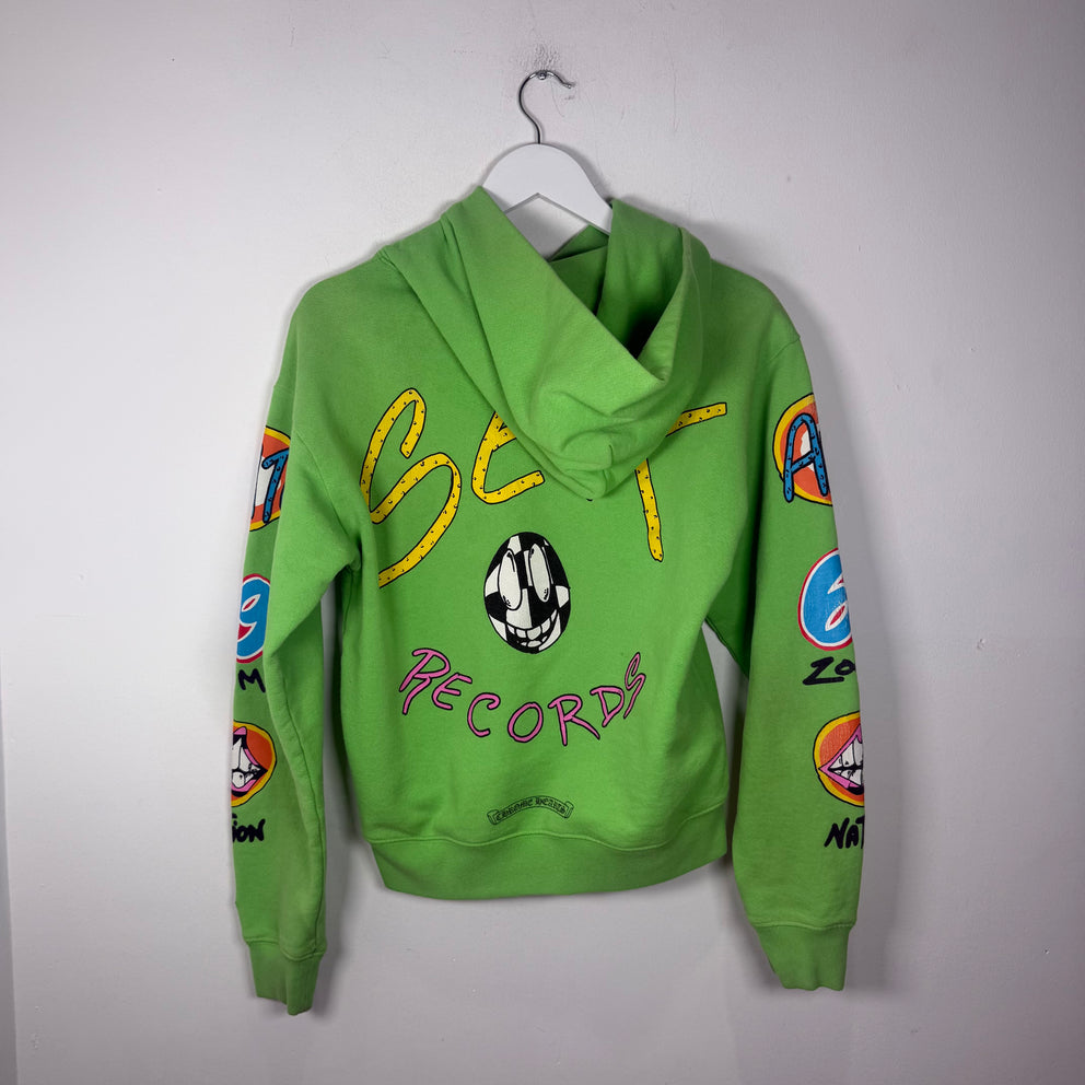 Chrome Hearts x Matty Boy Green 'Sex Records' Graphic Hoodie Size XS