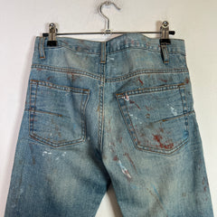 Dior Homme SS10 KVA 'Wildcat' Denim Jeans Size 26