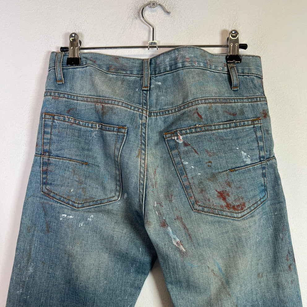 Dior Homme SS10 KVA 'Wildcat' Denim Jeans Size 26