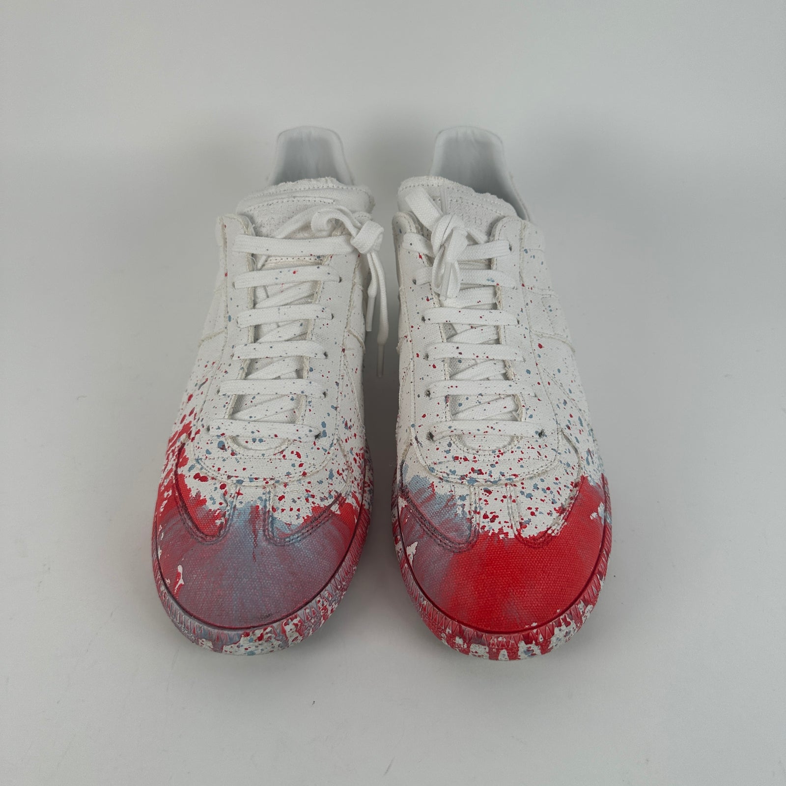 Maison Margiela Canvas White Paint Splatter Size 45