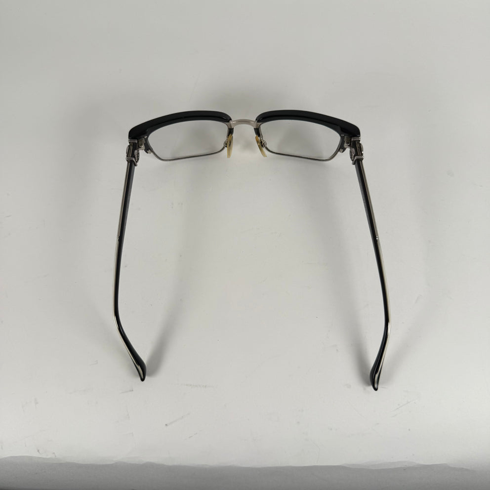 Chrome Hearts Black 'Flaps' Glasses