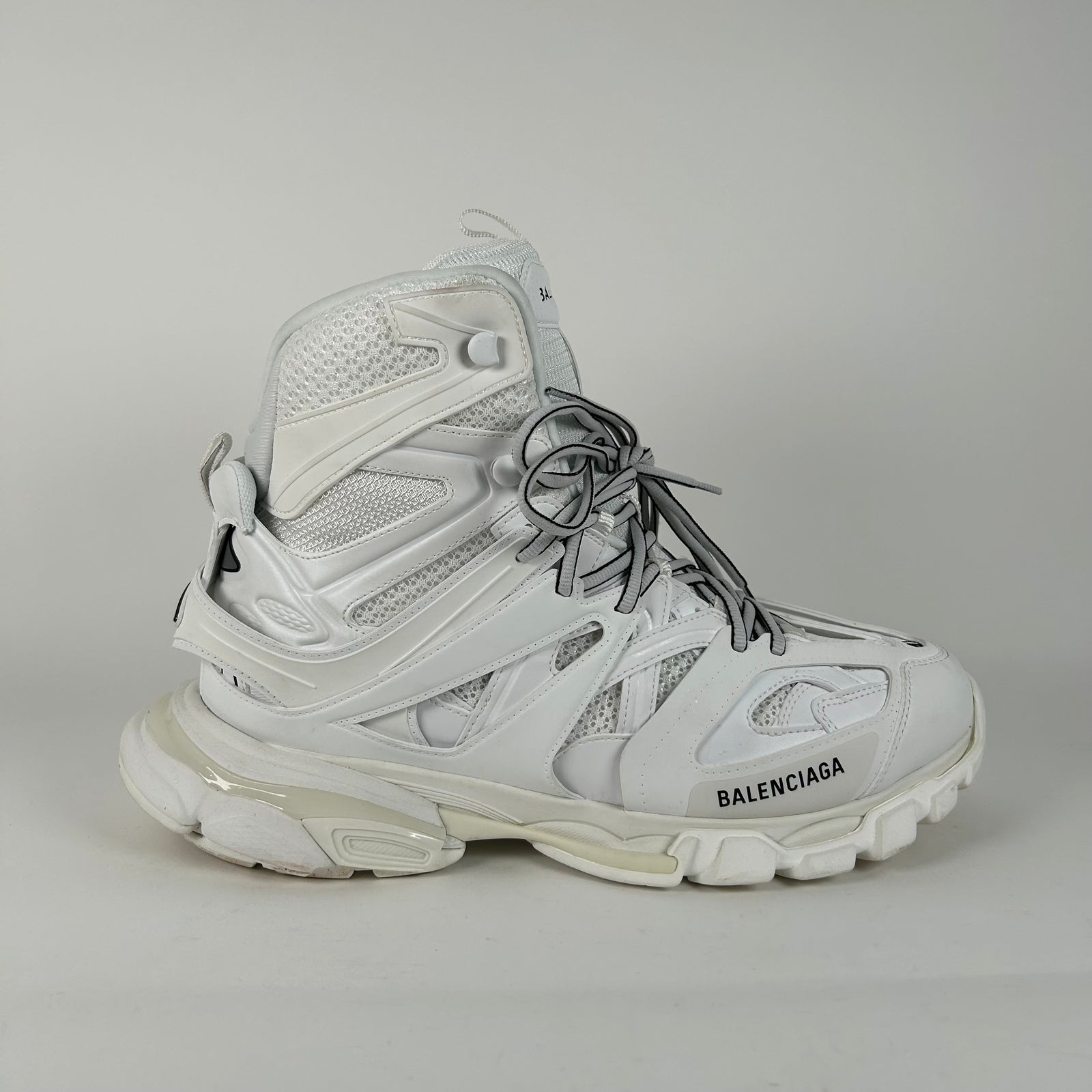 Balenciaga Hike White High Top Track Sneaker Size 12