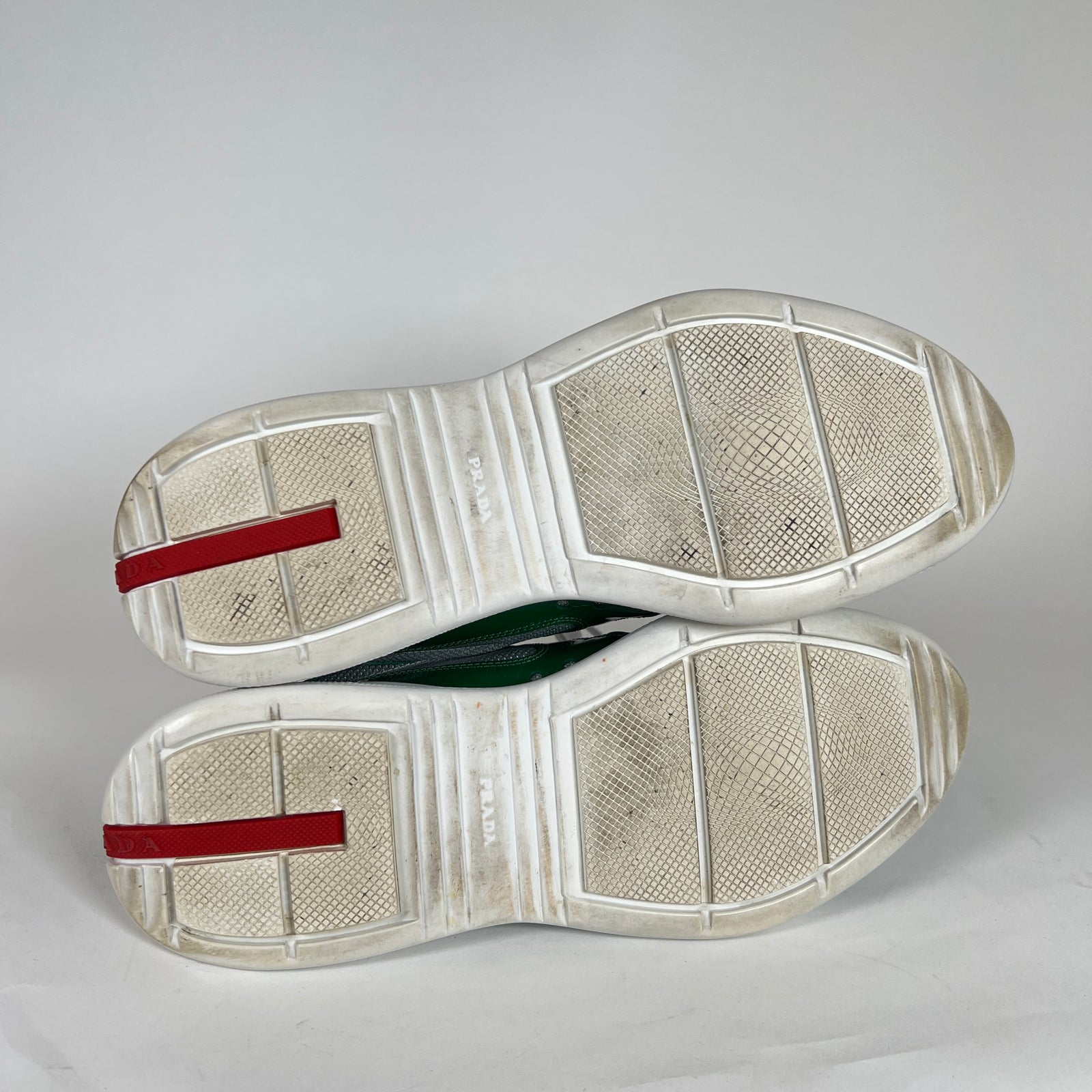 Prada Green/White Cups Size 12