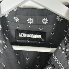 Neighborhood Grey Bandana Button-Up Shirt Size L