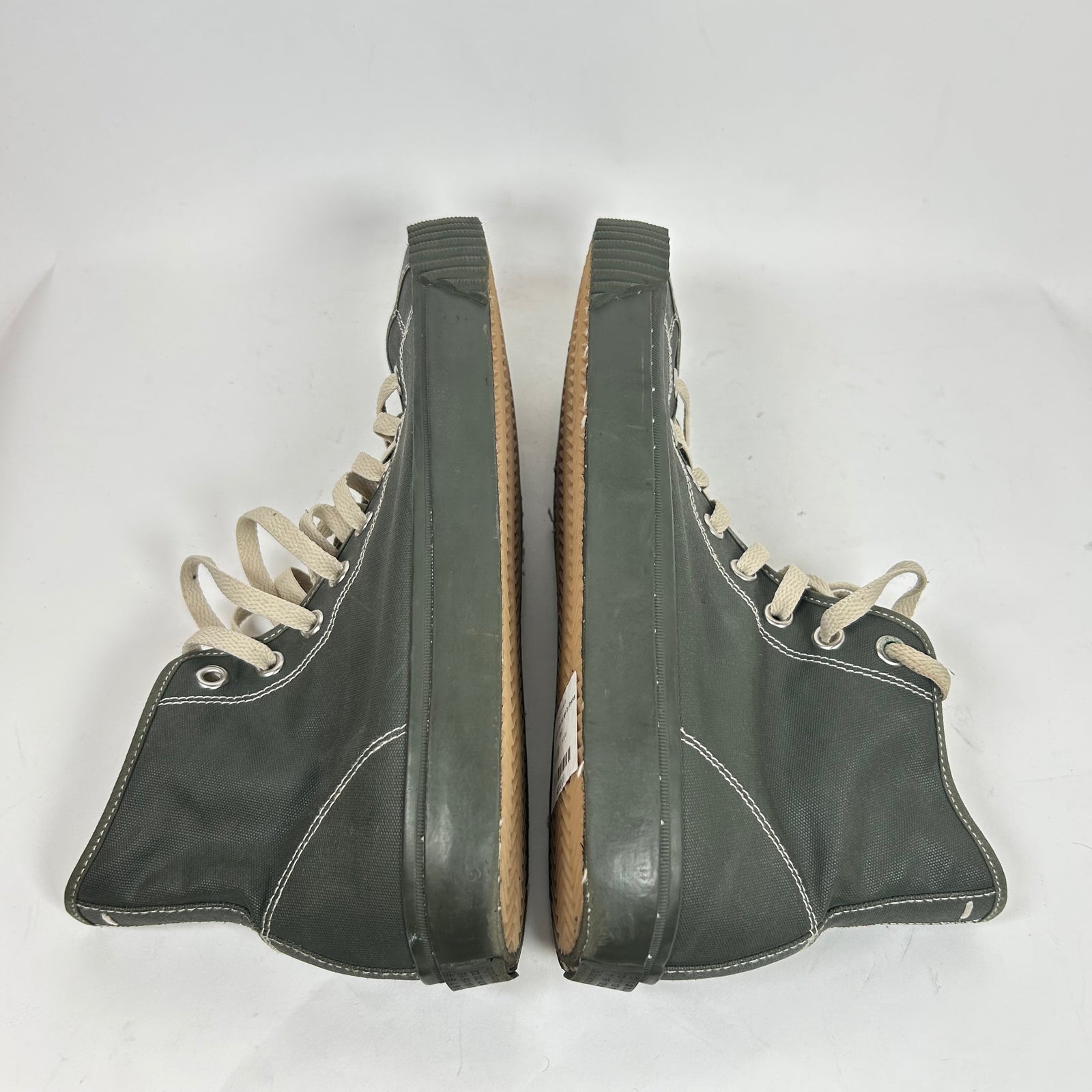 Maison Margiela Olive Tabi High-Top Sneaker Size 43