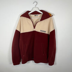 Isabel Marant Beige/Maroon Quarter Zip Size S