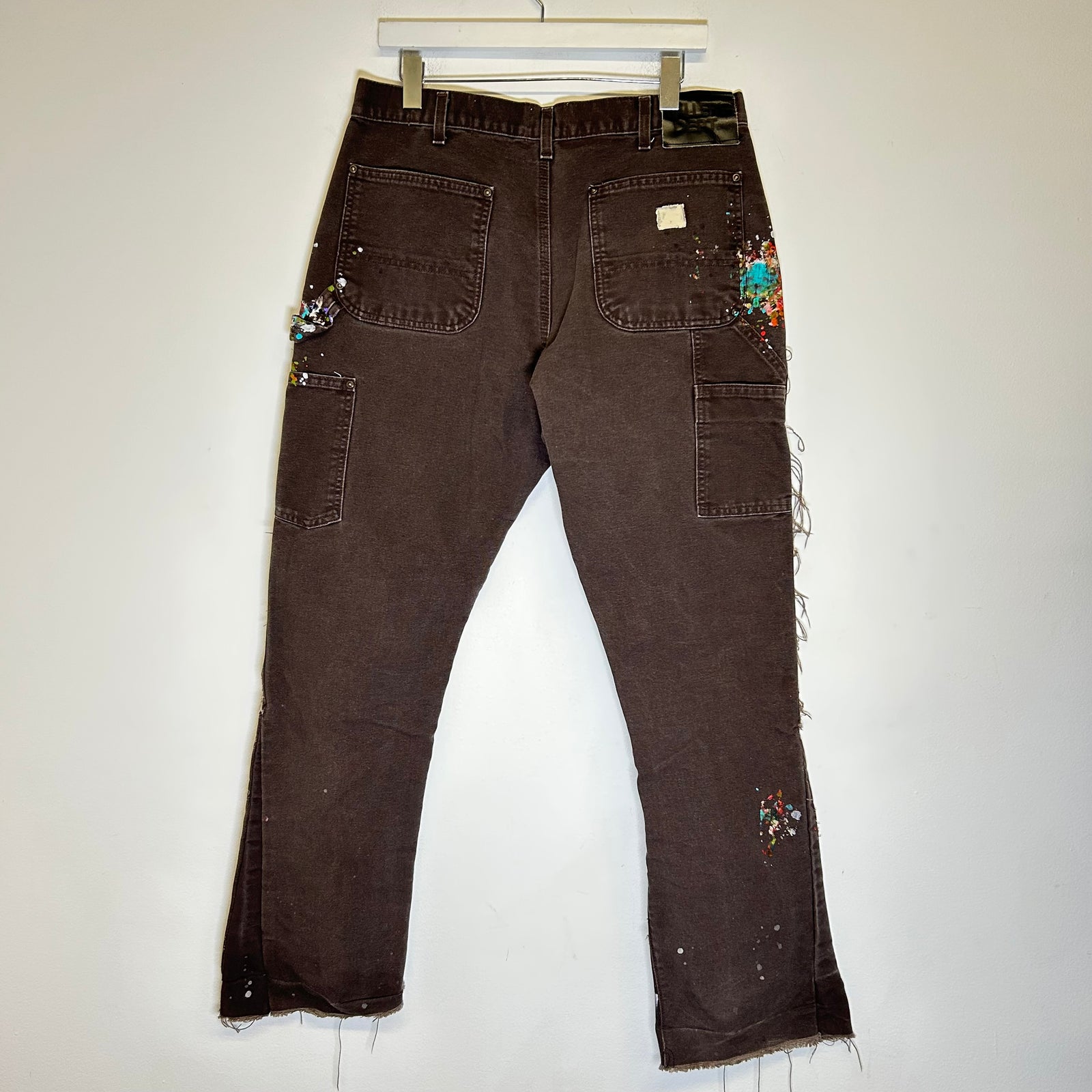 Gallery Dept Brown Flared Carpenter Pants Size 33