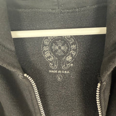 Chrome Hearts T Bar Graphic Zip Up Hoodie Size L