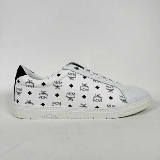 MCM White Viseto Low Top Sneaker Size 12