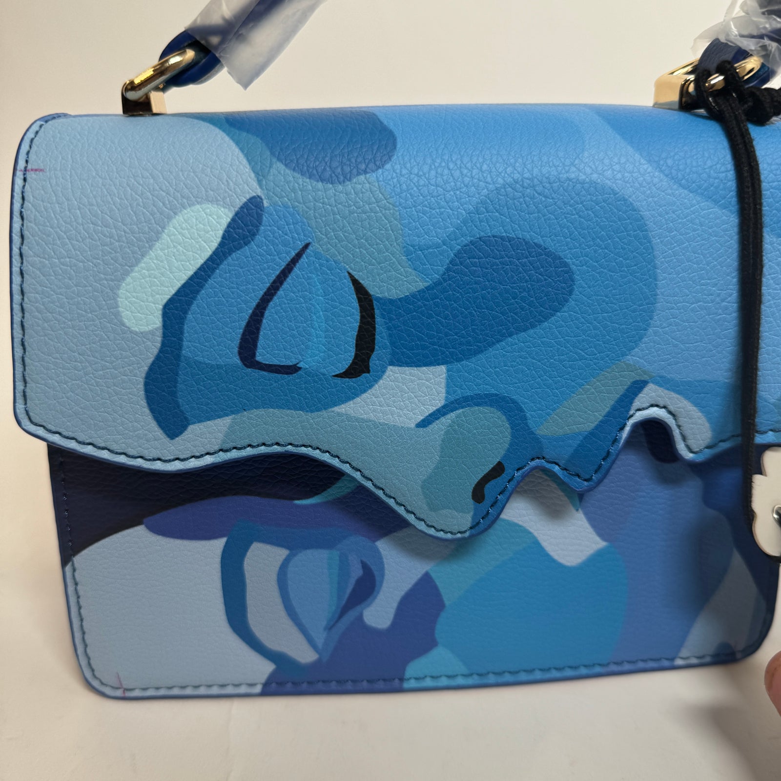 Kid Super Blue Kissing Bag