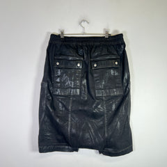 Rick Owens DRKSHDW Waxed Bauhaus Pod Shorts