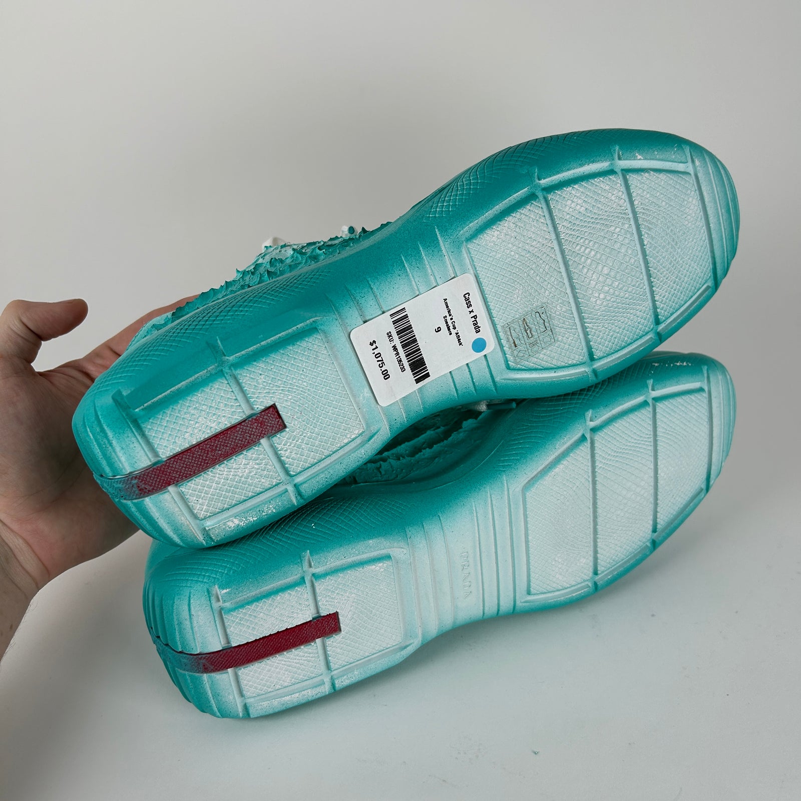 Prada x Cassius Hirst Ice Blue 'Attack' Cups Size 9