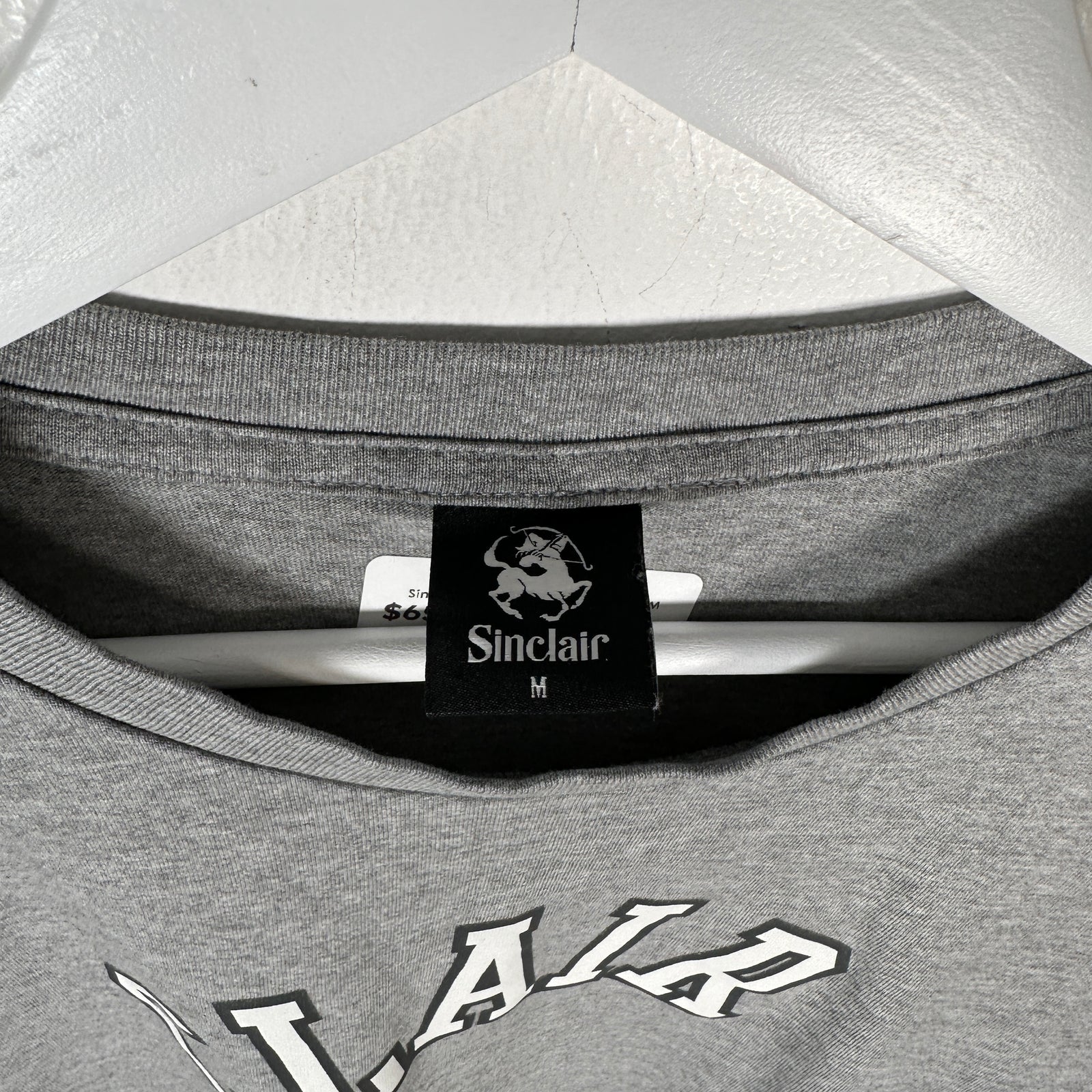 Sinclair Graphic Grey T-Shirt Size M