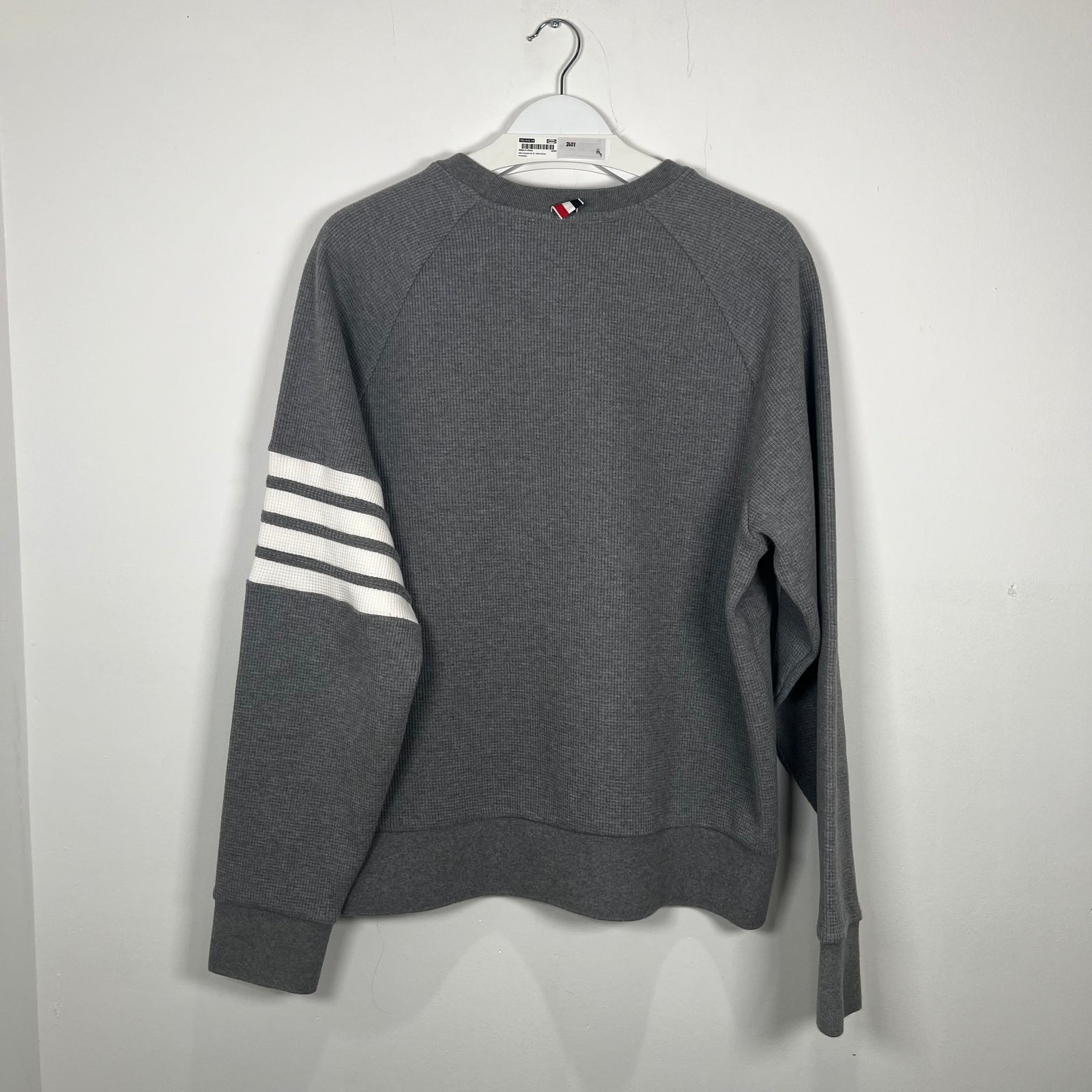 Thom Browne Waffle Knit Crewneck Size 3