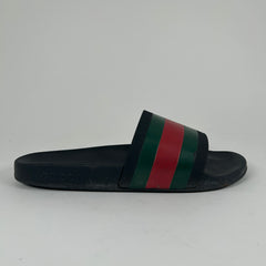 Gucci Black Classic Slides Size 10