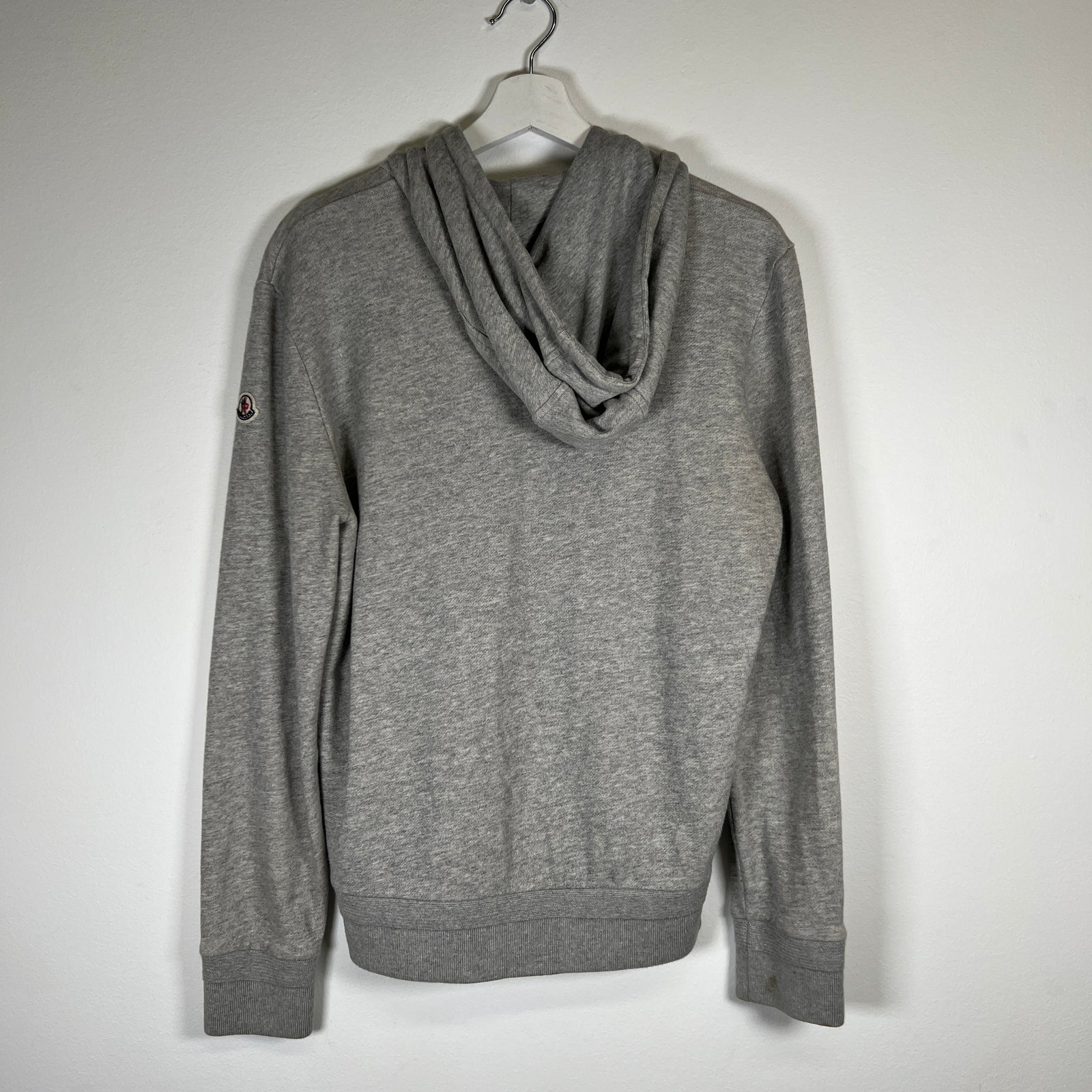 Moncler Grey Maglia Zip Up Hoodie