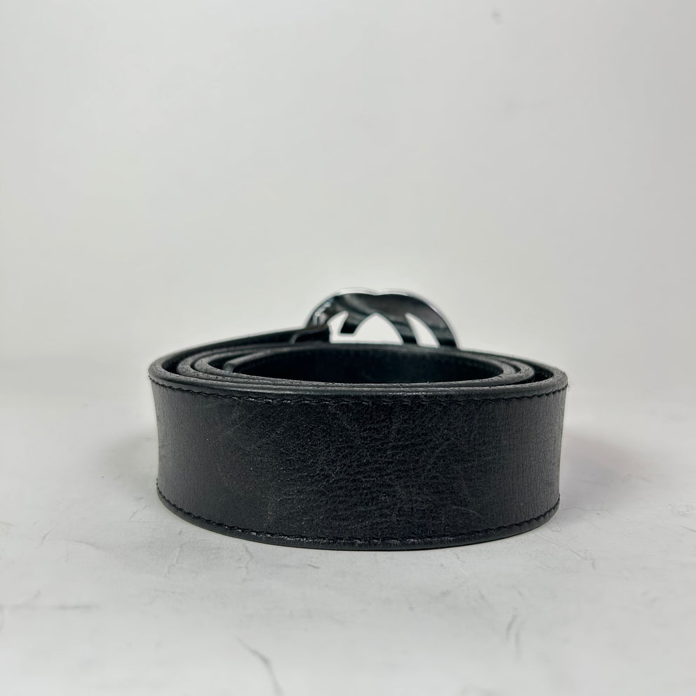 Gucci Black Signature Logo Belt