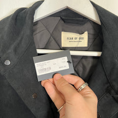 Fear of God Black Suede Jacket Size L
