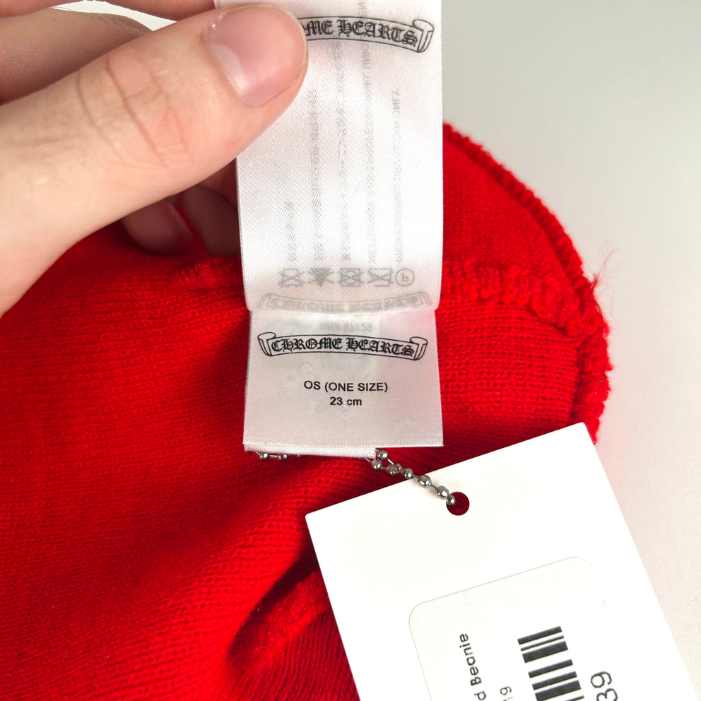 Chrome Hearts Cemetary Red Beanie