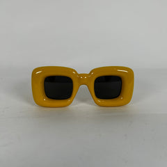 Loewe Yellow Inflated Square Sunglasses