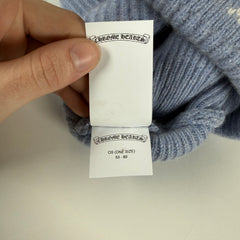 Chrome Hearts 'Big Daddy' Cashmere Aspen Baby Blue Beanie