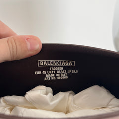 Balenciaga Coffee Trooper Boot Size 45