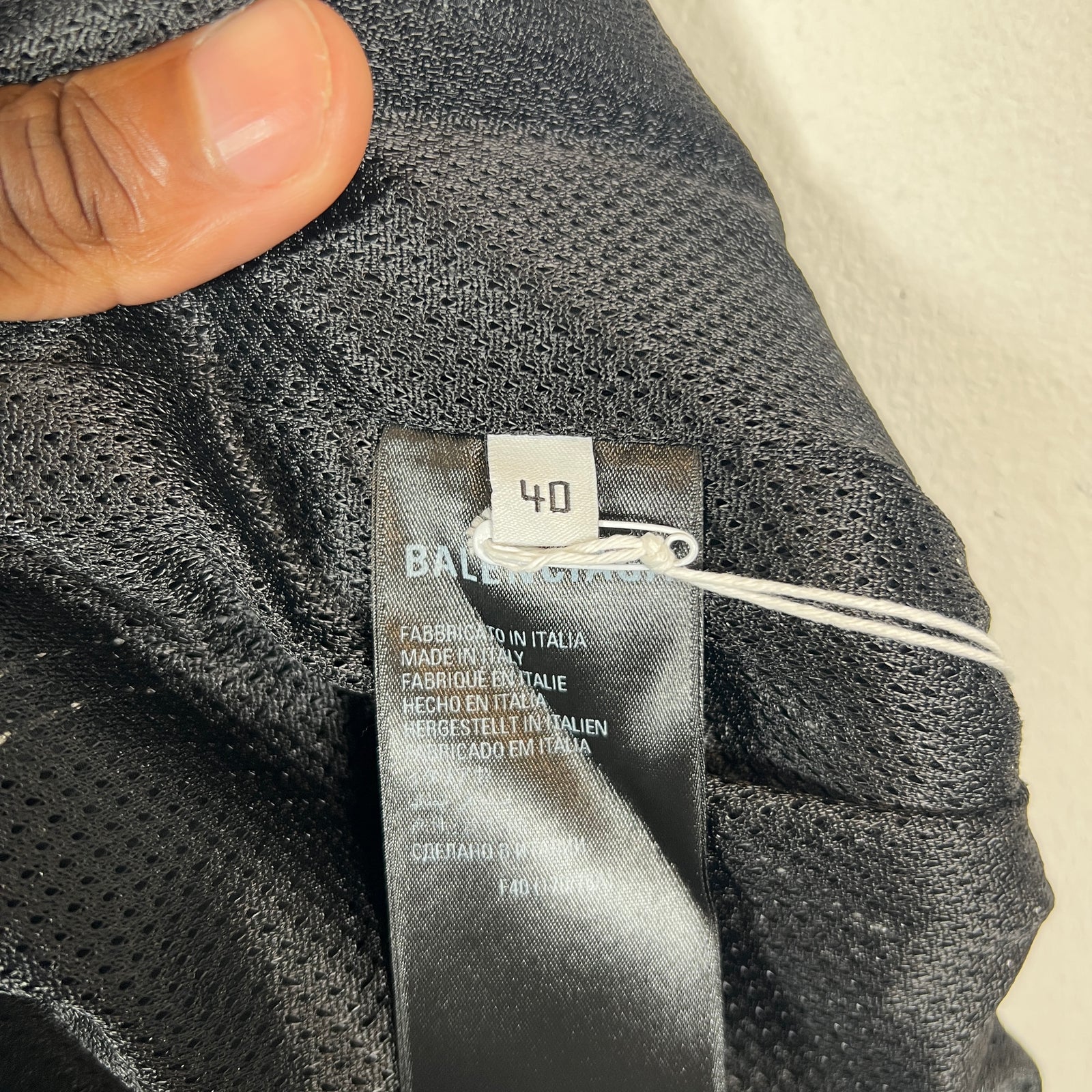 Balenciaga x Adidas Black Striped Nylon Track Pants Size 32