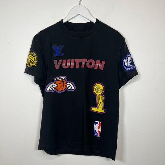 Louis Vuitton x NBA Black Trophy Tee Sz S