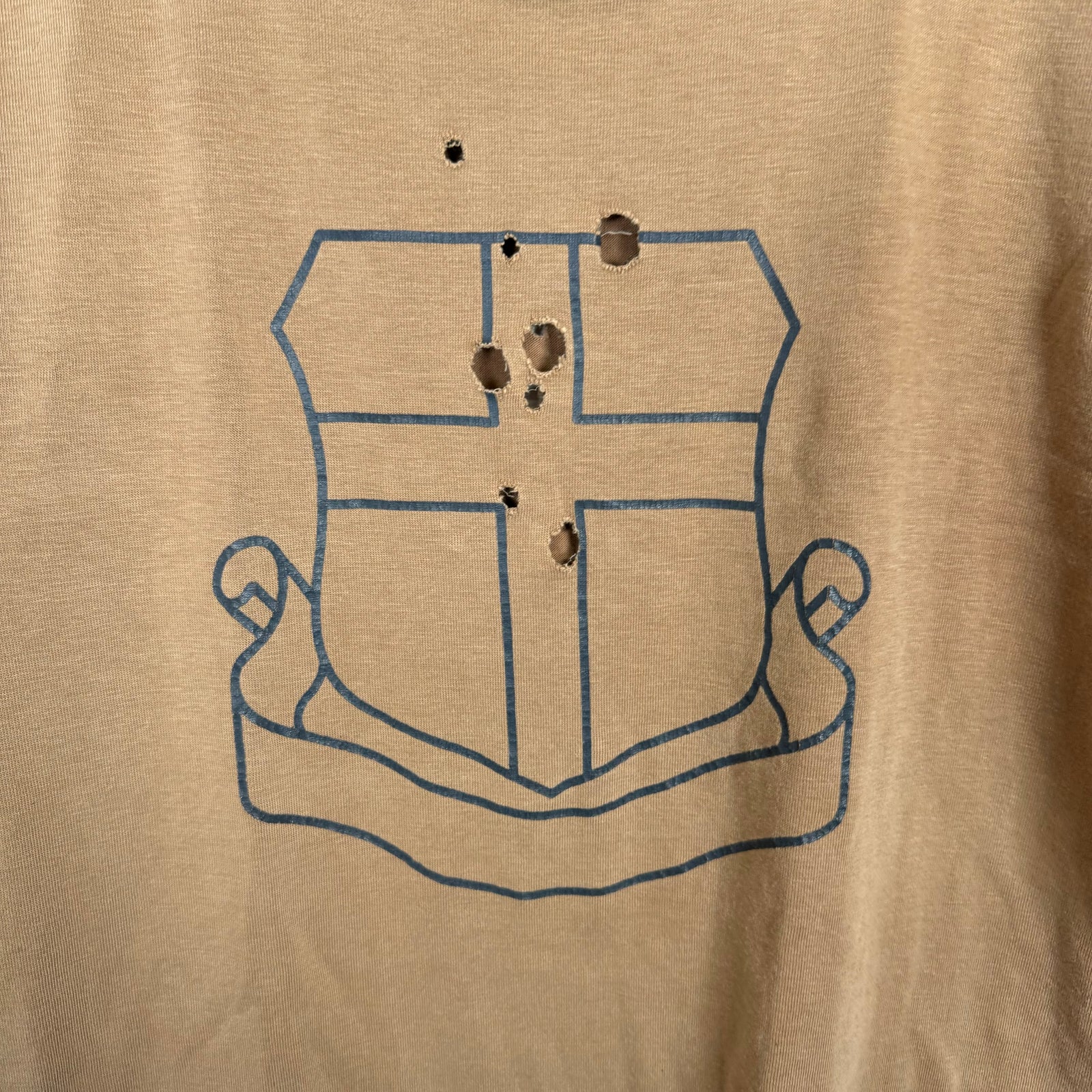 Number (N)ine Shield T-Shirt Brown Size 3