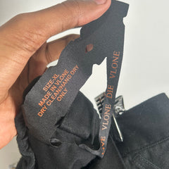 Vlone Yellow Logo Bondage Pants Size XL