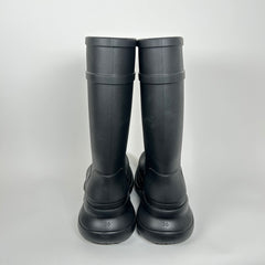 Balenciaga x Croc Black Rubber Boots Size 36