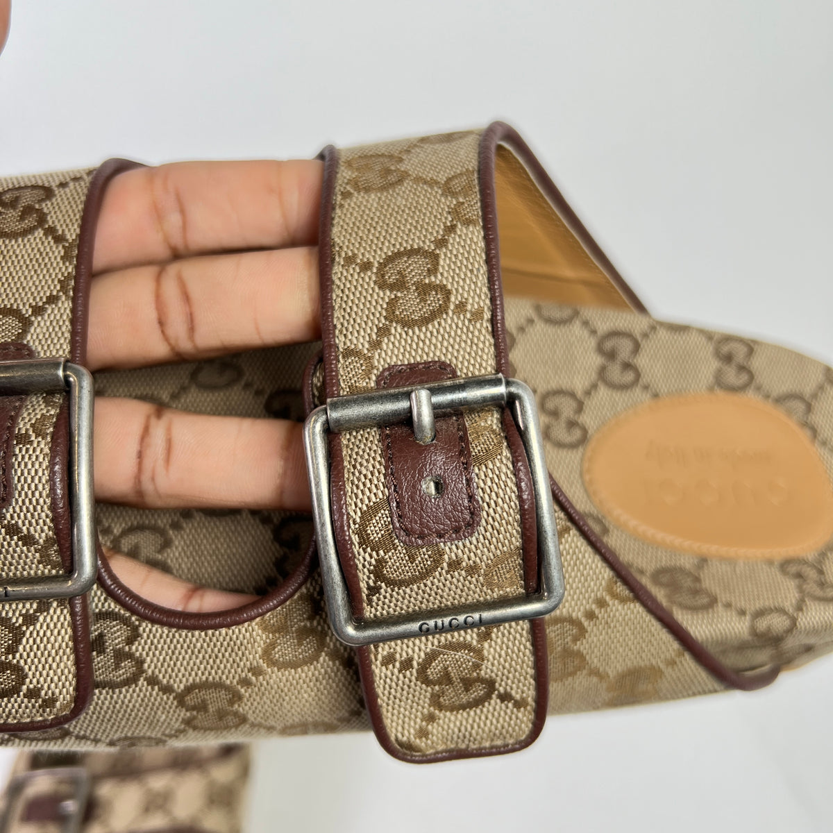 Gucci GG Canvas Sandals