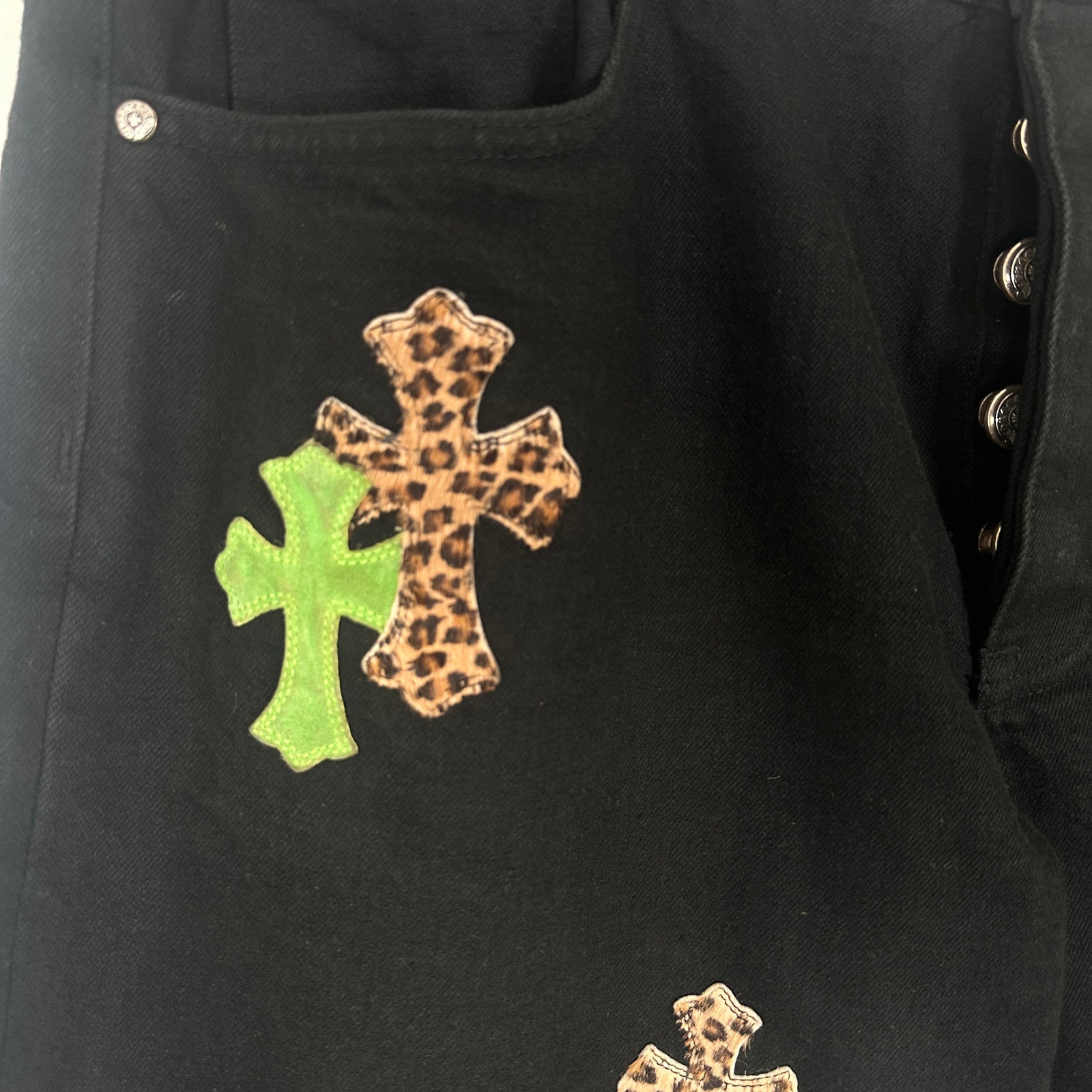 Chrome Hearts Patch Jeans Size 38