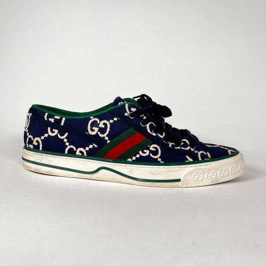 Gucci Blue GG 1977 Tennis Sneaker Size 9