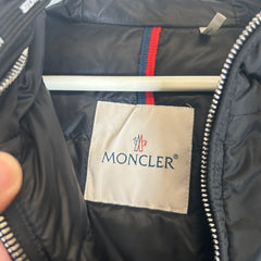 Moncler Black Menue Giubbotto Jacket Size 3