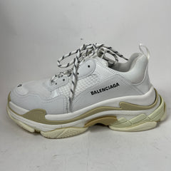 Balenciaga White Triple S Sneaker Size 42