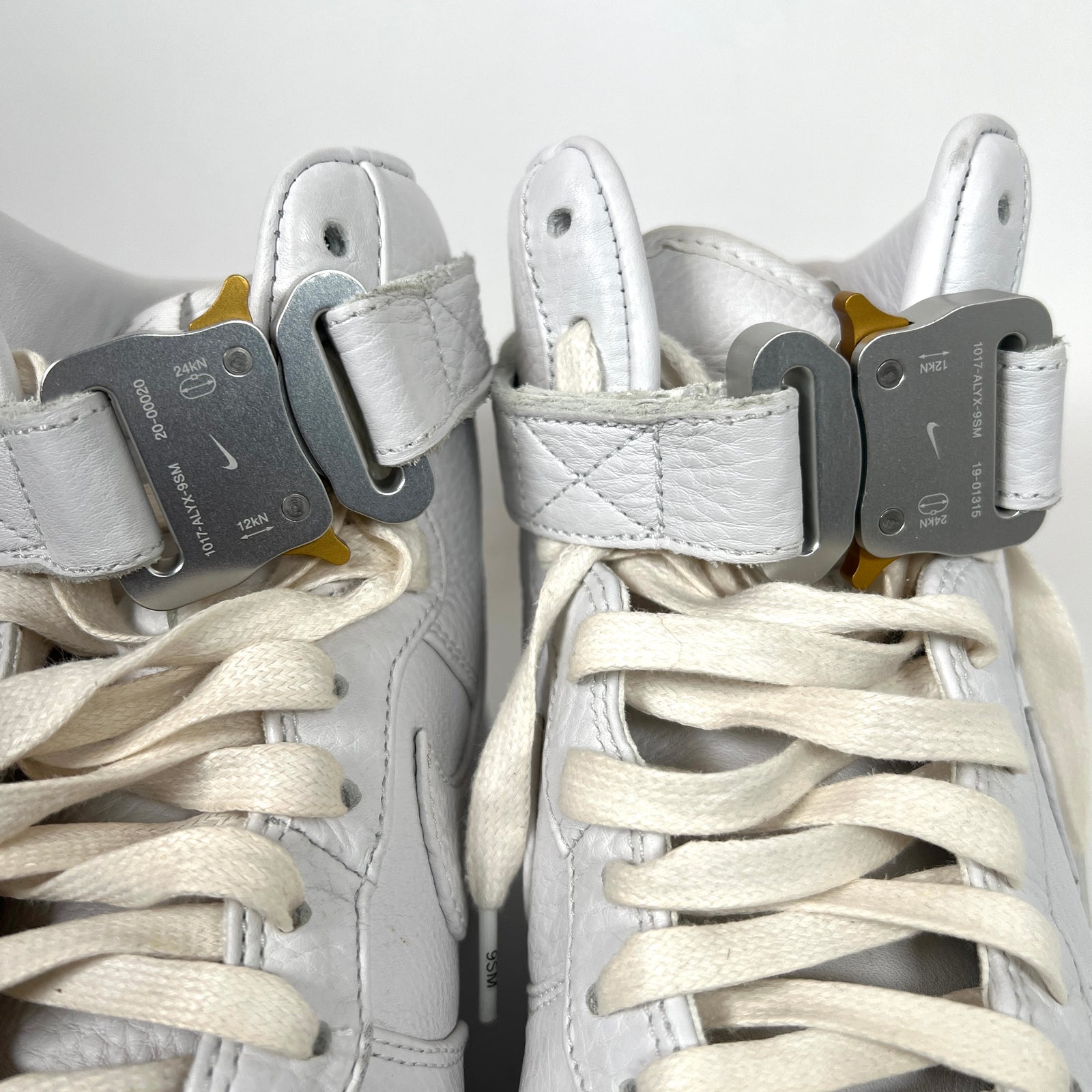 Alyx x Nike White Air Force 1 High Size 10
