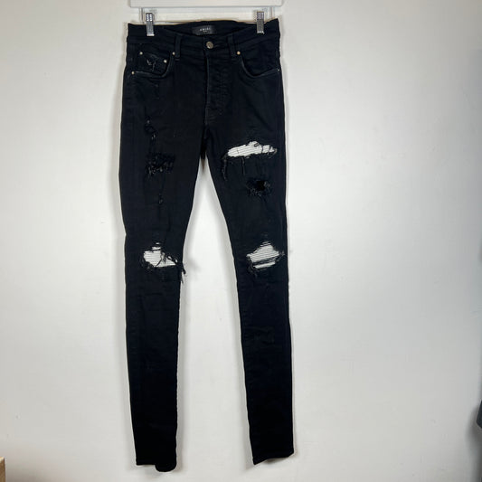 Amiri MX1 Black/Metallic Patch Size 29