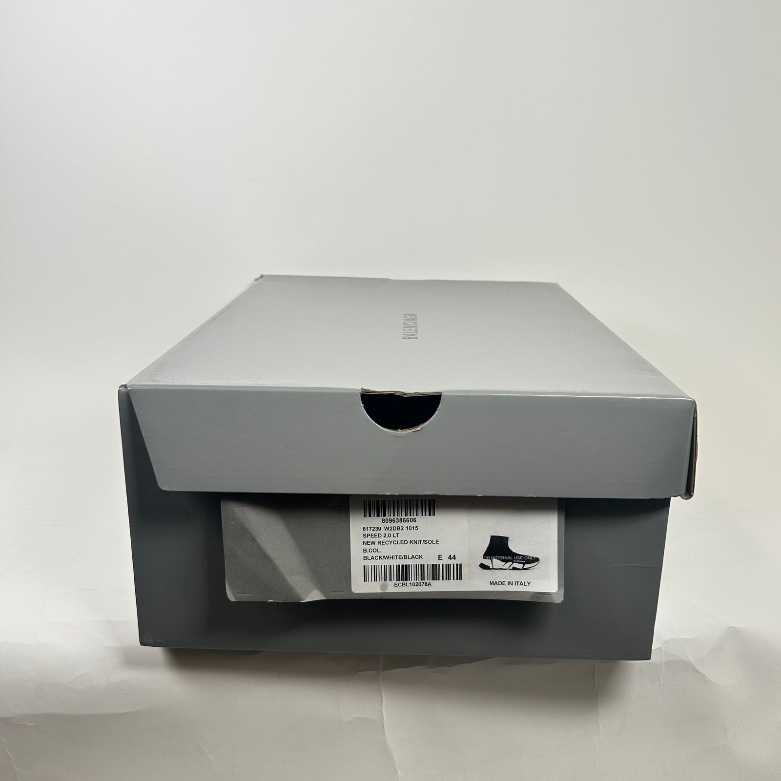 Balenciaga Black/White Speed Trainer 2.0 Size 44